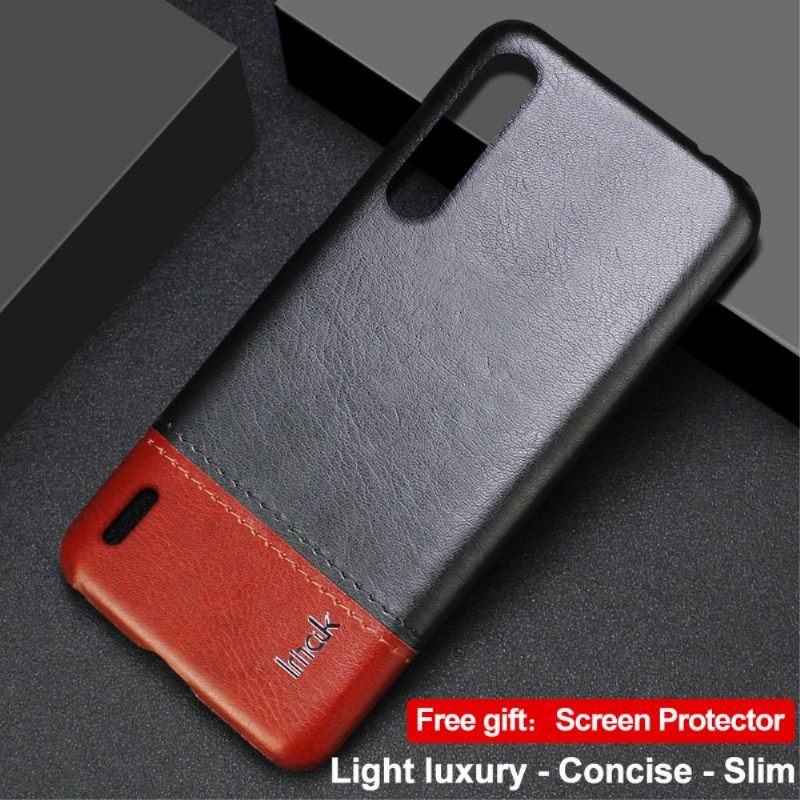 Telefoonhoesje voor Xiaomi Mi 9 Lite Imak Bicolor Imitatieleer