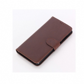 Cover voor Xiaomi Mi 9 Retro Chic Kunstleer
