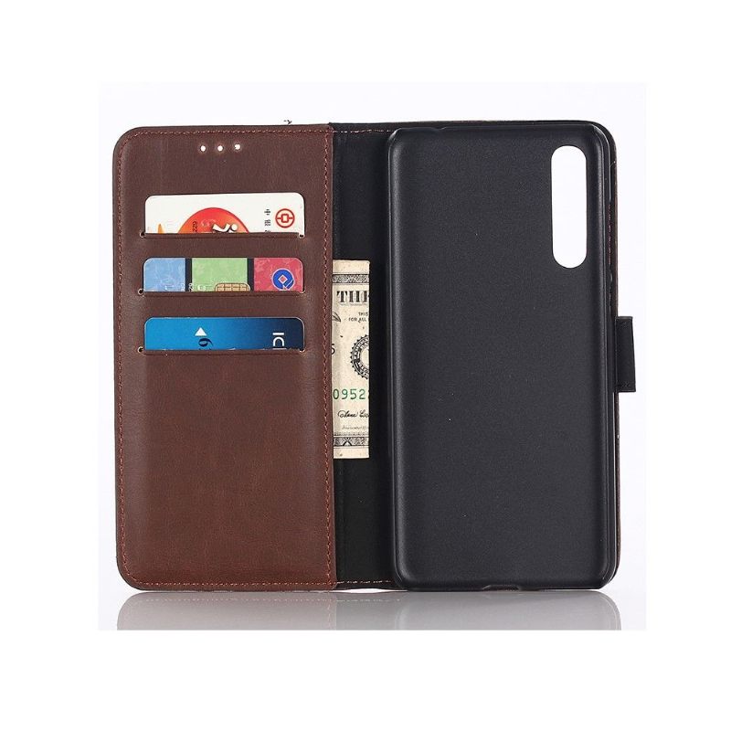 Cover voor Xiaomi Mi 9 Retro Chic Kunstleer