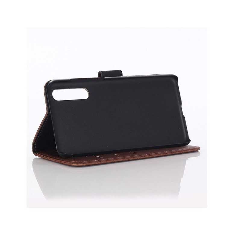 Cover voor Xiaomi Mi 9 Retro Chic Kunstleer