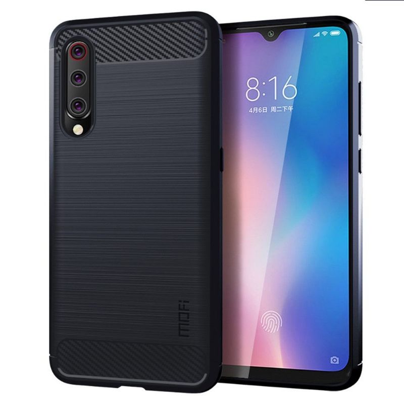 Hoesje voor Xiaomi Mi 9 Geborsteld Mofi