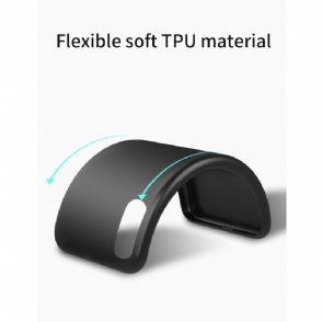 Hoesje voor Xiaomi Mi 9 Ultra Dunne Matte Coating - Zwart