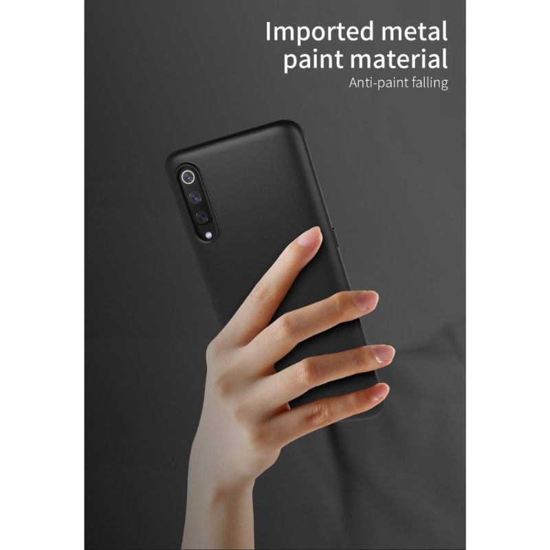 Hoesje voor Xiaomi Mi 9 Ultra Dunne Matte Coating - Zwart