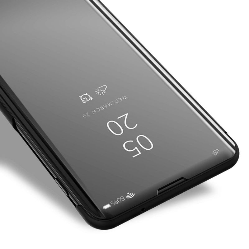 Telefoonhoesje voor Xiaomi Mi 9 Folio-hoesje Spiegeleffect