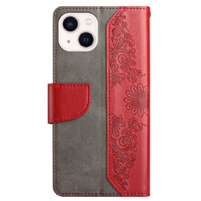 Cover voor iPhone 13 Mini Folio-hoesje Vlinder