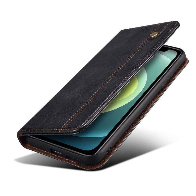 Flip Case voor iPhone 13 Mini Ernestine Zichtbare Naden