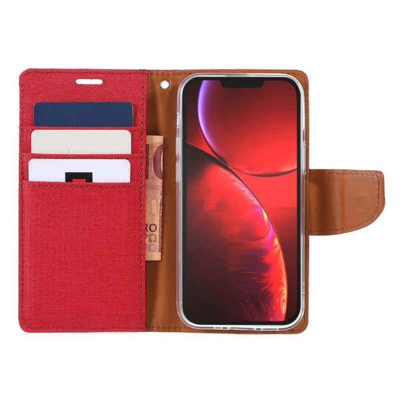 Folio-hoesje voor iPhone 13 Mini Mercuriusdoek