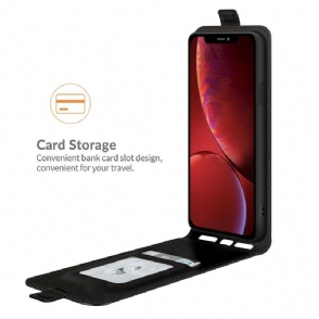 Leren Hoesje voor iPhone 13 Mini Bescherming Folio-hoesje Verticaal Kunstleer