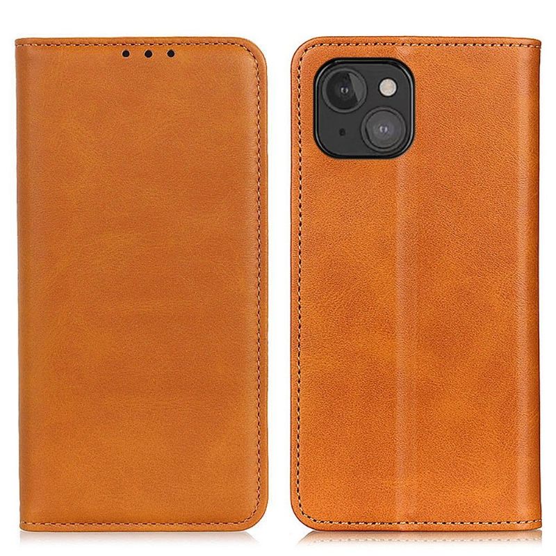 Leren Hoesje voor iPhone 13 Mini Folio-hoesje Simone Leeftijd