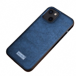 Telefoonhoesje voor iPhone 13 Mini Bescherming Sulada-leereffect