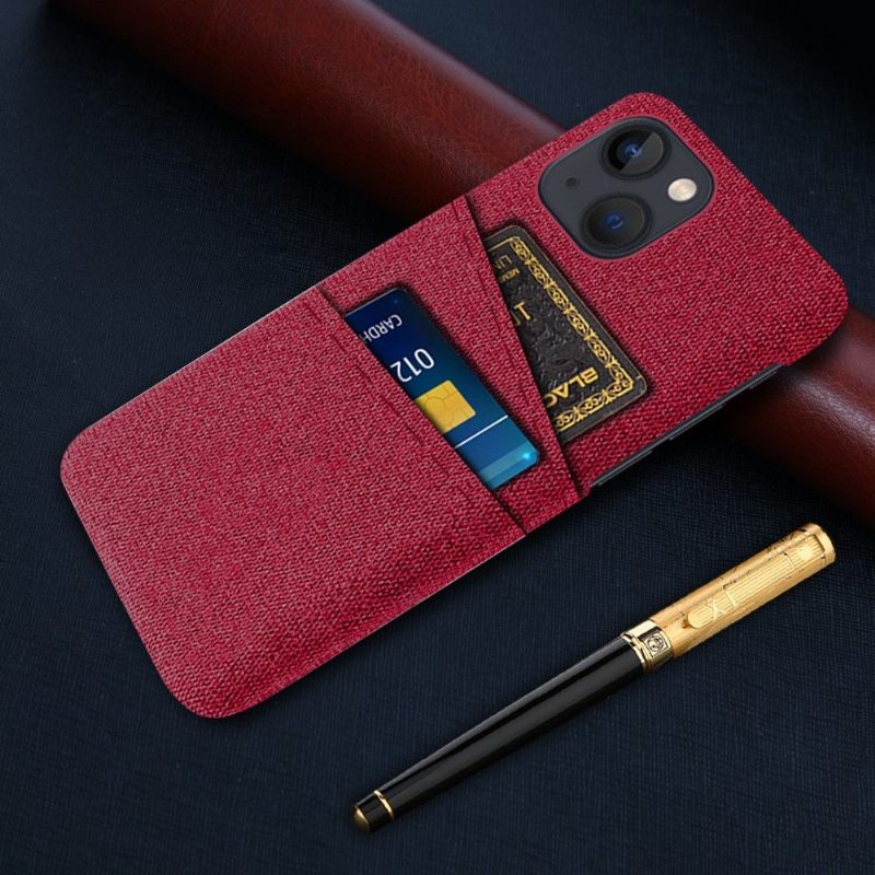 Telefoonhoesje voor iPhone 13 Mini Stoffen Kaarthouder