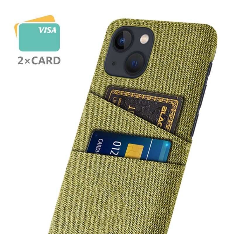 Telefoonhoesje voor iPhone 13 Mini Stoffen Kaarthouder