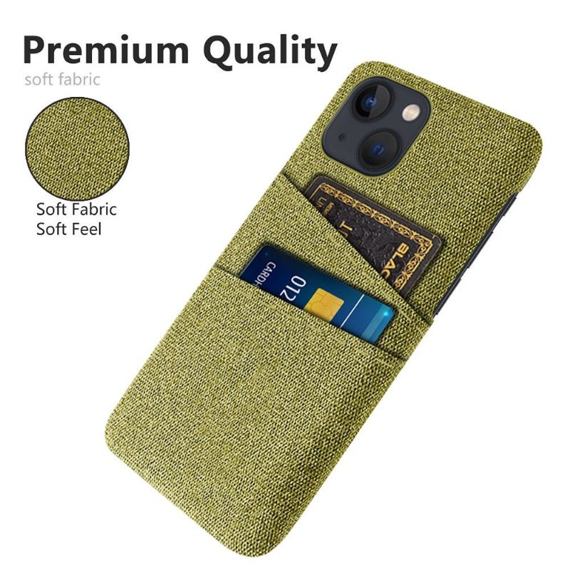 Telefoonhoesje voor iPhone 13 Mini Stoffen Kaarthouder