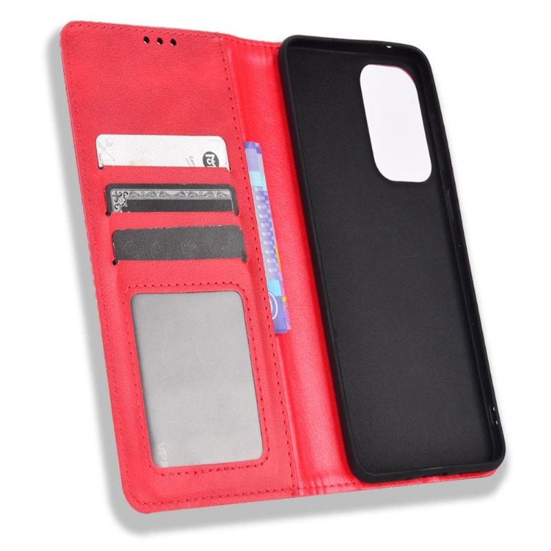 Case voor Samsung Galaxy A33 5G Leer In Cirénius-stijl