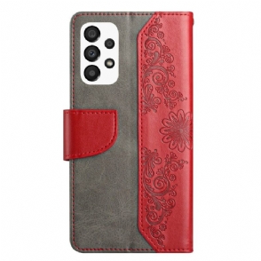 Cover voor Samsung Galaxy A33 5G Folio-hoesje Vlinder