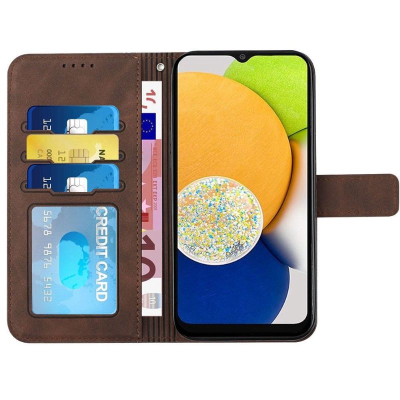 Flip Case voor Samsung Galaxy A33 5G Lachlijnen