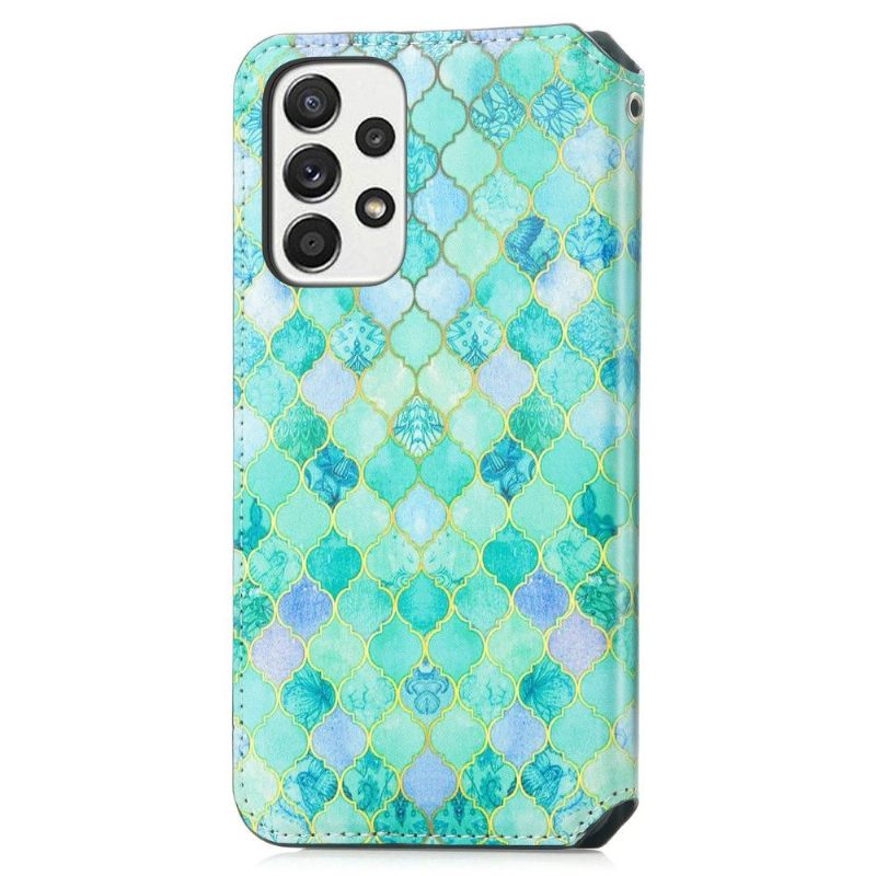 Folio-hoesje voor Samsung Galaxy A33 5G Arabesk Patroon Flip Flap