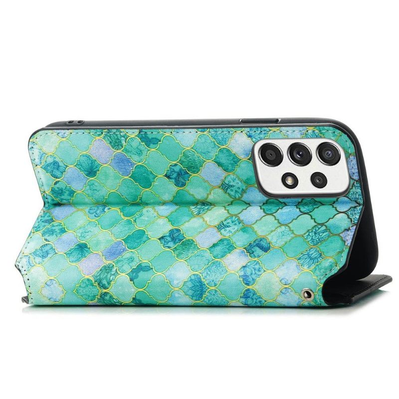 Folio-hoesje voor Samsung Galaxy A33 5G Arabesk Patroon Flip Flap