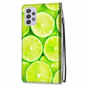 Folio-hoesje voor Samsung Galaxy A33 5G Citroen
