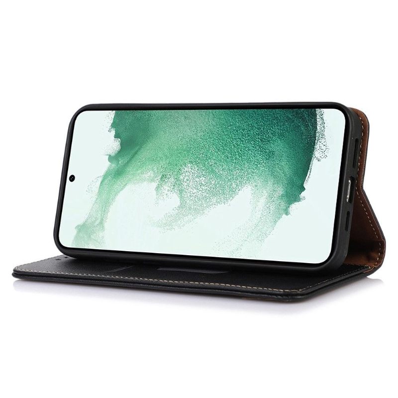 Folio-hoesje voor Samsung Galaxy A33 5G Khazneh Flip Echt Leer