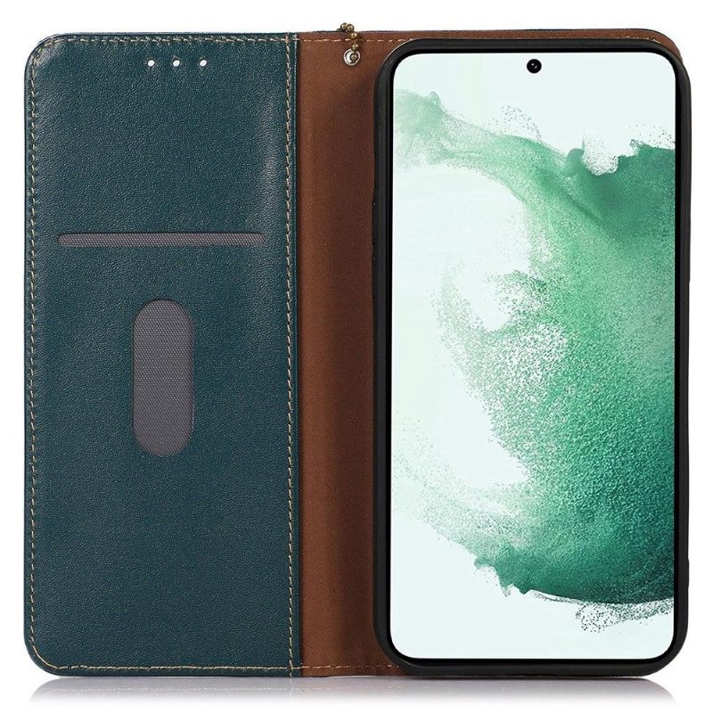 Folio-hoesje voor Samsung Galaxy A33 5G Khazneh Flip Echt Leer