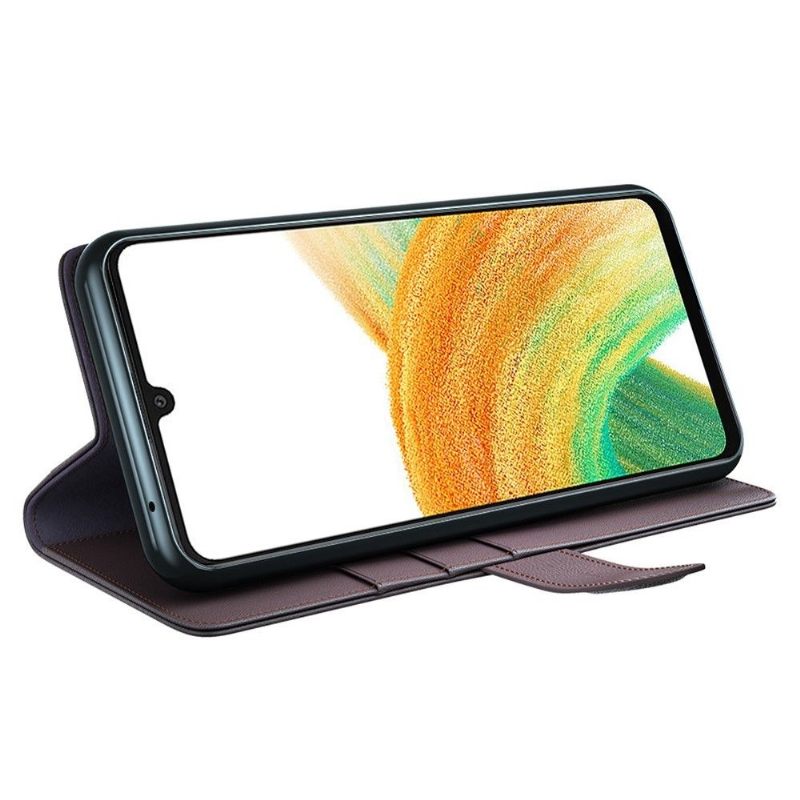 Folio-hoesje voor Samsung Galaxy A33 5G Premium Leer