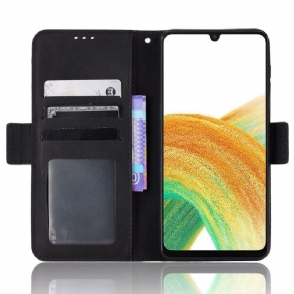 Leren Hoesje voor Samsung Galaxy A33 5G Premium Met Kaarthouder