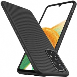 Telefoonhoesje voor Samsung Galaxy A33 5G Bescherming Gestreept Effect