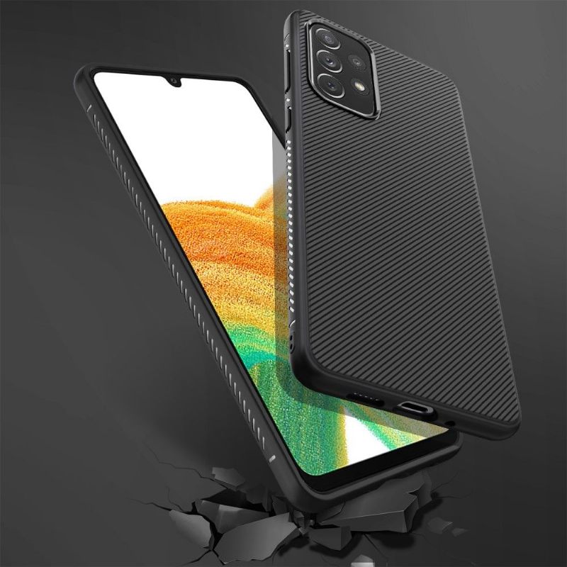 Telefoonhoesje voor Samsung Galaxy A33 5G Bescherming Gestreept Effect
