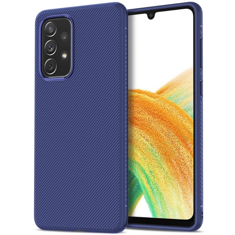 Telefoonhoesje voor Samsung Galaxy A33 5G Bescherming Gestreept Effect