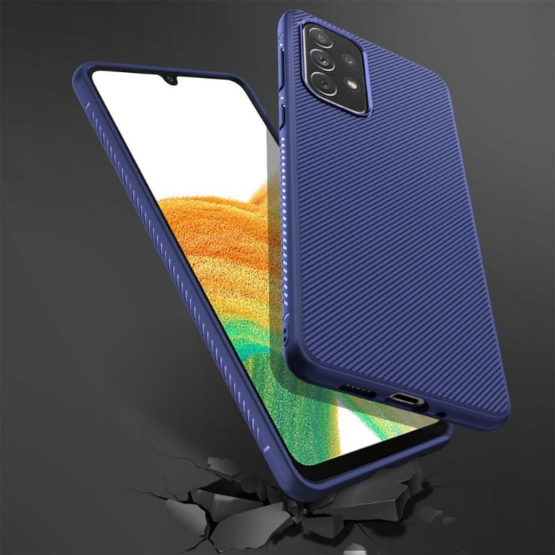Telefoonhoesje voor Samsung Galaxy A33 5G Bescherming Gestreept Effect
