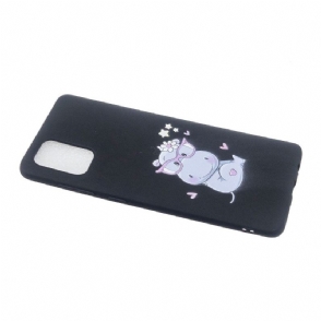 Telefoonhoesje voor Samsung Galaxy A33 5G Met Ketting Nijlpaard