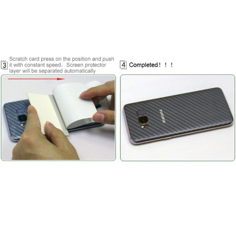 2 Carbon-Stijl Achterfilms Voor Samsung Galaxy S20 Ultra