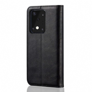 Folio-hoesje voor Samsung Galaxy S20 Ultra Hemelse Kunstleren Kaarthouder