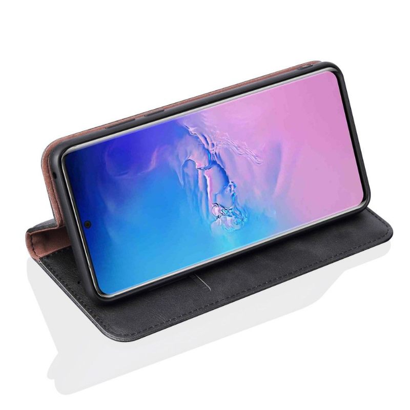 Folio-hoesje voor Samsung Galaxy S20 Ultra Hemelse Kunstleren Kaarthouder