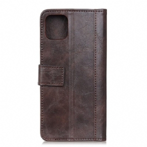 Folio-hoesje voor Samsung Galaxy S20 Ultra Leerstijl Met Studs