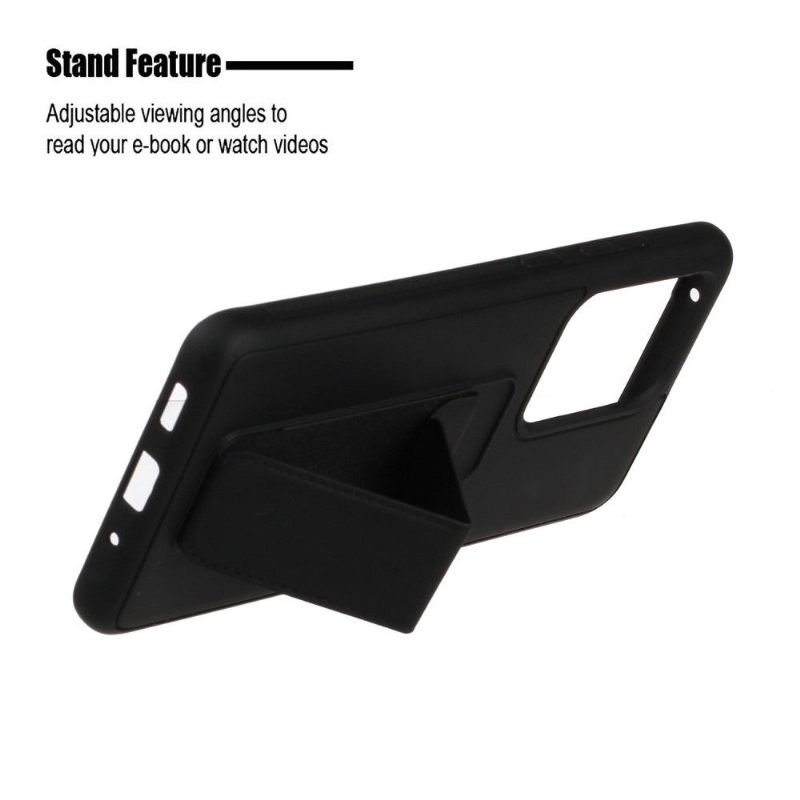 Hoesje voor Samsung Galaxy S20 Ultra Anti-fall Pure Met Rugsteun