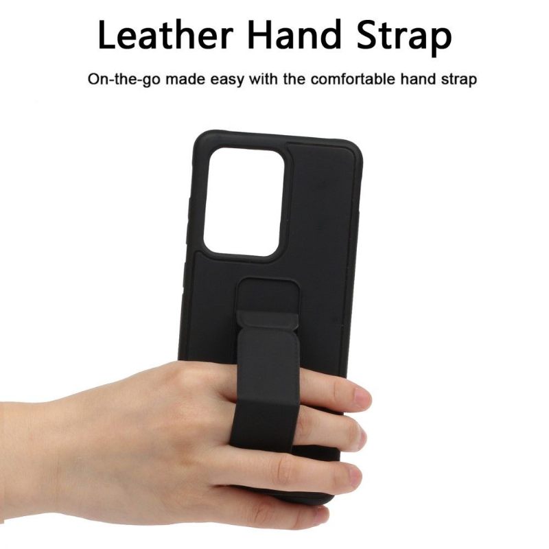 Hoesje voor Samsung Galaxy S20 Ultra Anti-fall Pure Met Rugsteun