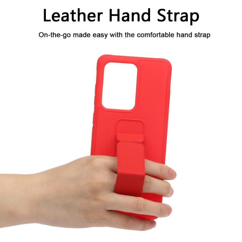 Hoesje voor Samsung Galaxy S20 Ultra Anti-fall Pure Met Rugsteun