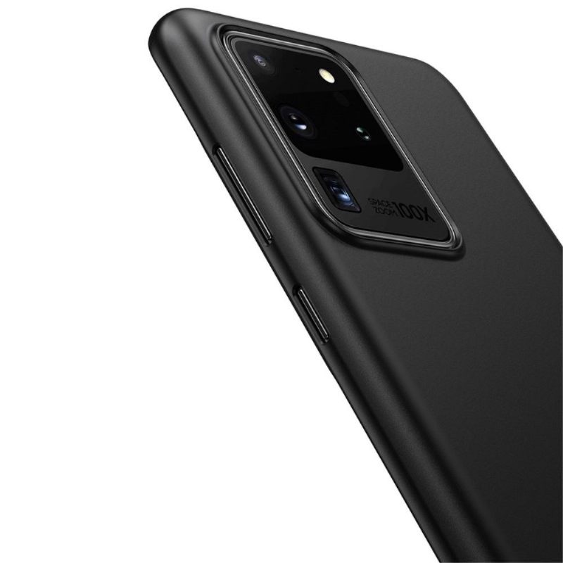 Hoesje voor Samsung Galaxy S20 Ultra Dunne Pasvorm - Dun Mat Zwart