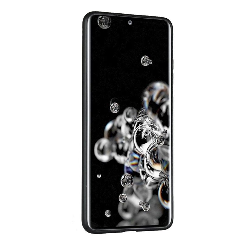 Hoesje voor Samsung Galaxy S20 Ultra Kaarthouder Met Leren Effect