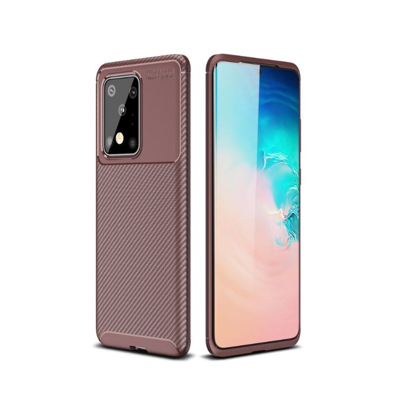 Hoesje voor Samsung Galaxy S20 Ultra Koolstofvezelstijl