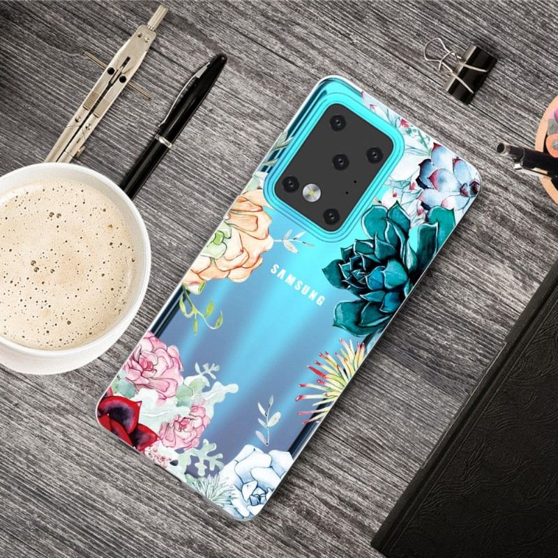 Hoesje voor Samsung Galaxy S20 Ultra Verscheidenheid Aan Bloemen