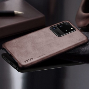 Hoesje voor Samsung Galaxy S20 Ultra Vintage Serie - Ledereffect
