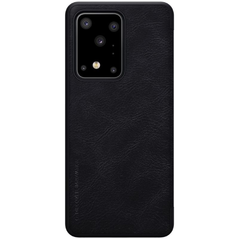 Leren Hoesje voor Samsung Galaxy S20 Ultra Bescherming Qin-serie Kunstleren Hoes