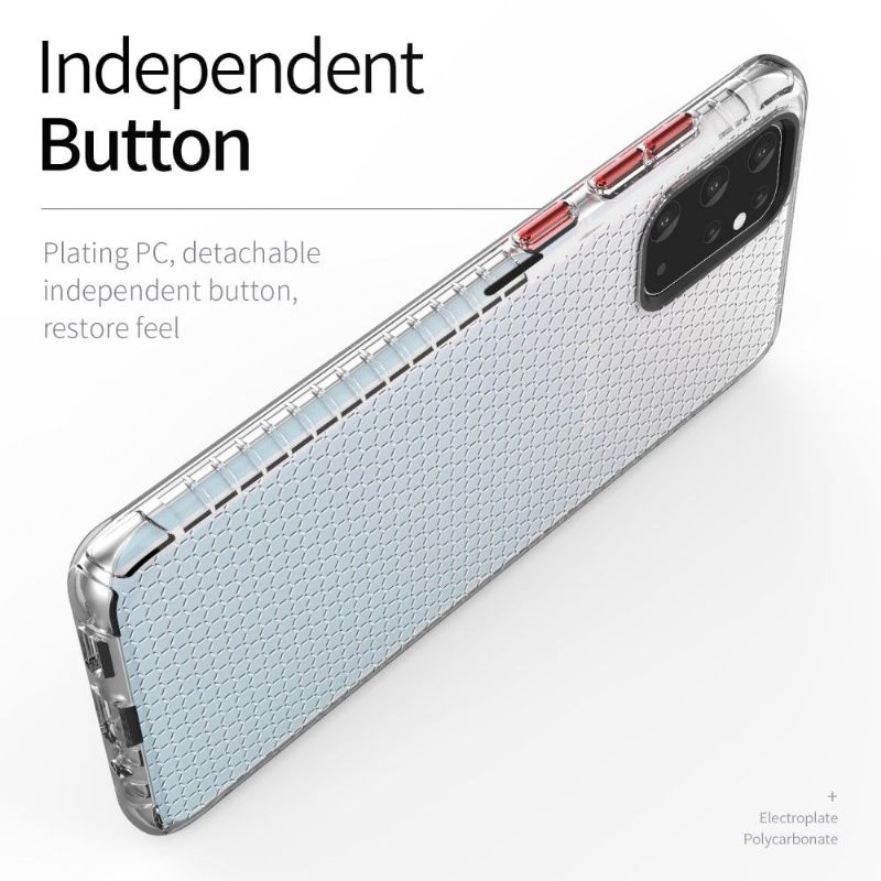 Telefoonhoesje voor Samsung Galaxy S20 Ultra Bescherming Siliconen Honingraat