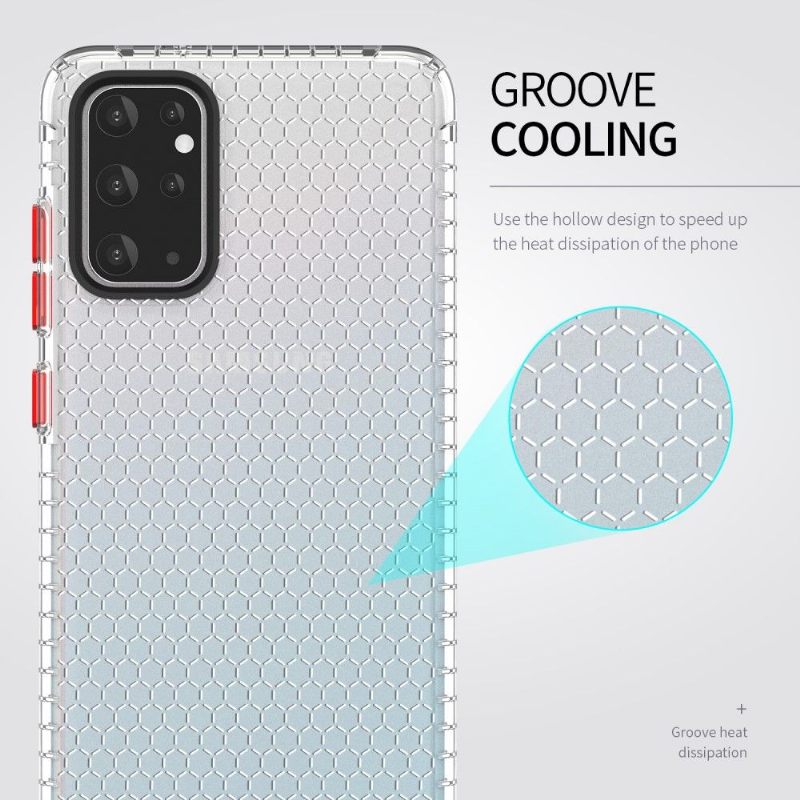 Telefoonhoesje voor Samsung Galaxy S20 Ultra Bescherming Siliconen Honingraat