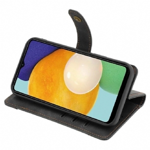 Folio-hoesje voor Samsung Galaxy S22 5G Bescherming Hoesje Case Craft Met Stiksels
