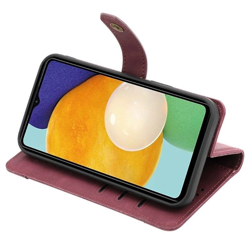 Folio-hoesje voor Samsung Galaxy S22 5G Bescherming Hoesje Case Craft Met Stiksels