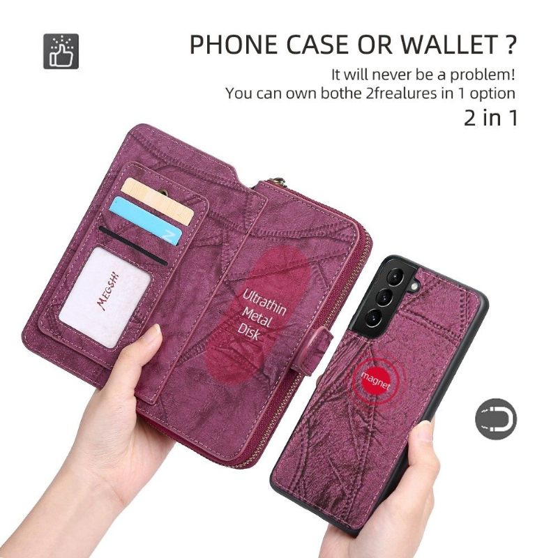 Hoesje Folio-hoesje voor Samsung Galaxy S22 5G Bescherming Hoesje 004 Serie